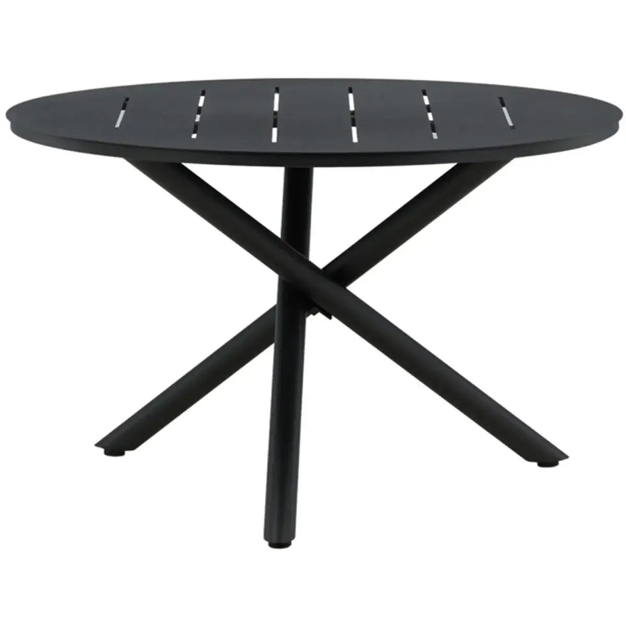 Alma Havebord sort 120 x 75 cm