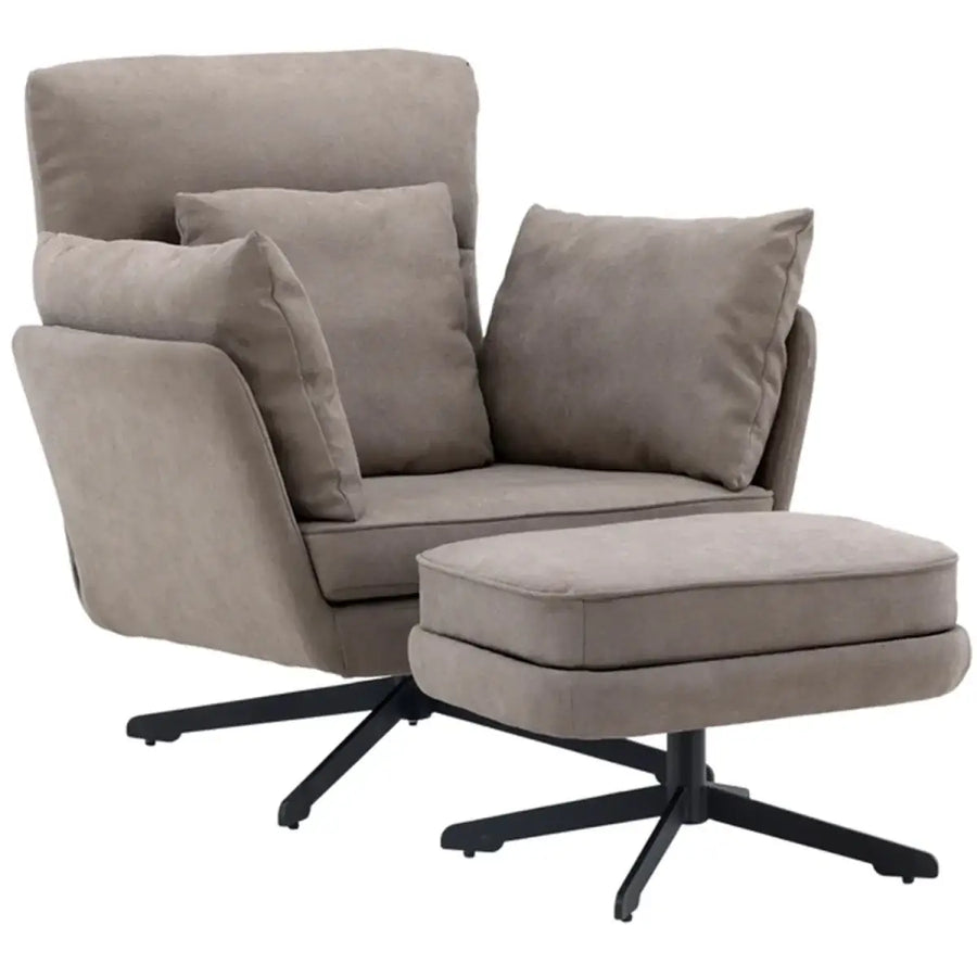 Madrid Lænestol og fodskammel