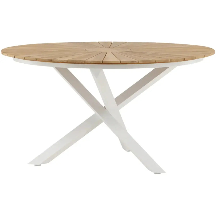 Mexico Havebord hvid 140 x 75 cm