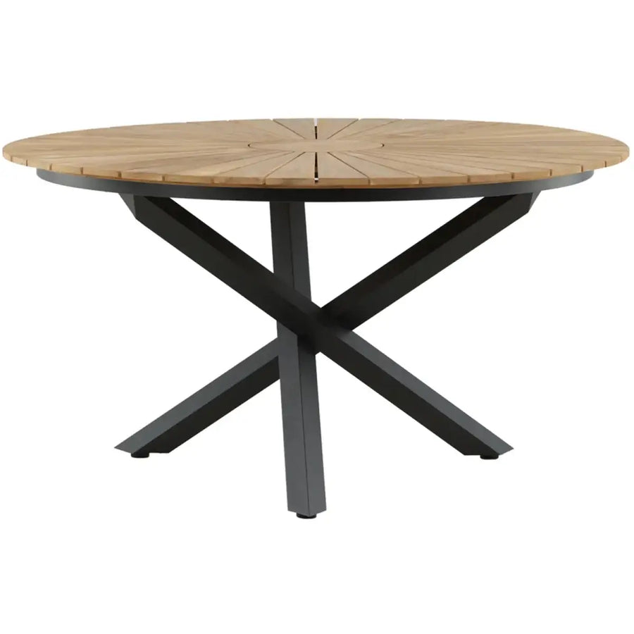 Mexico Havebord sort 140 x 75 cm