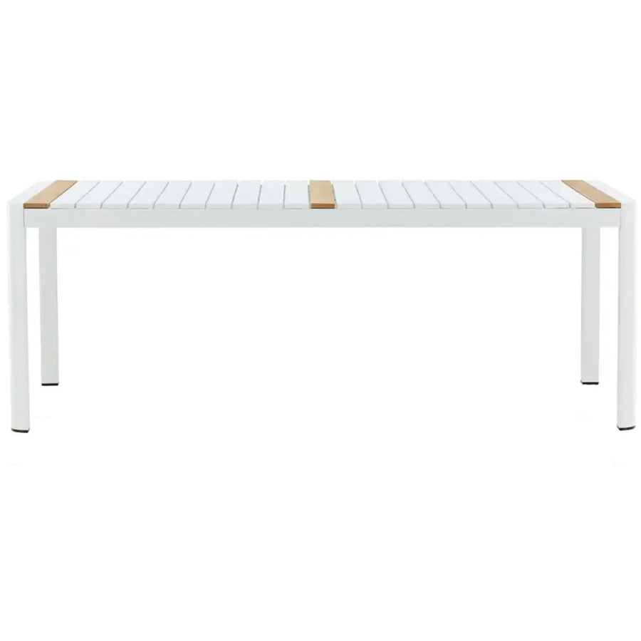 Togo Havebord hvid 200 x 100 x 75 cm