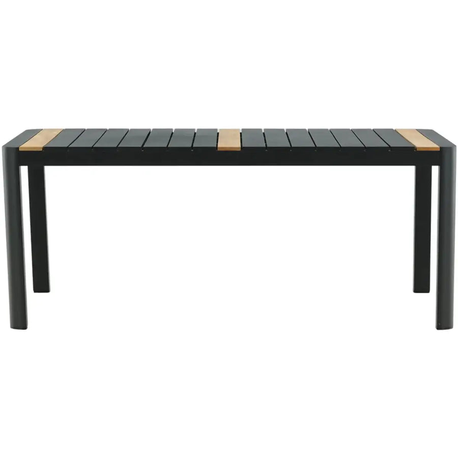 Togo Havebord sort 200 x 100 x 75 cm