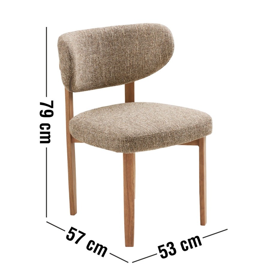 Recco Spisebordsstol sæt med 2 stk. 9