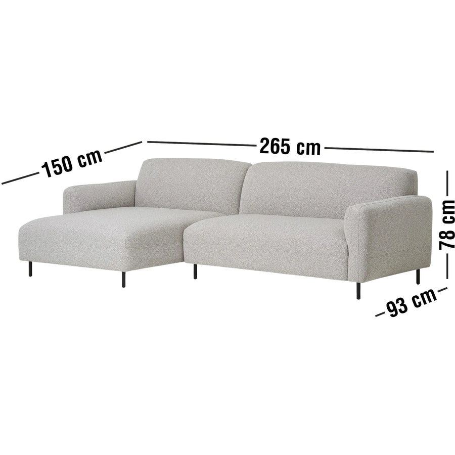 Salvador venstrevendt hjørnesofa med chaiselong 7