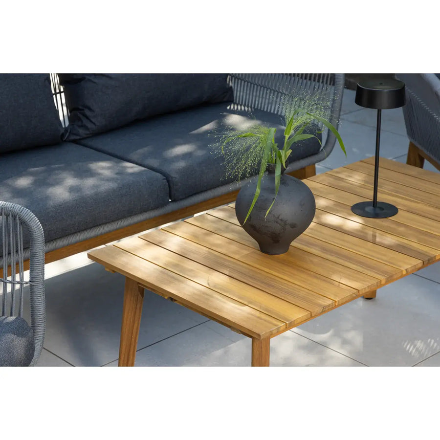 Chania Loungehavesæt med loungesofa, 2 stk. hvilestol og loungebord 14