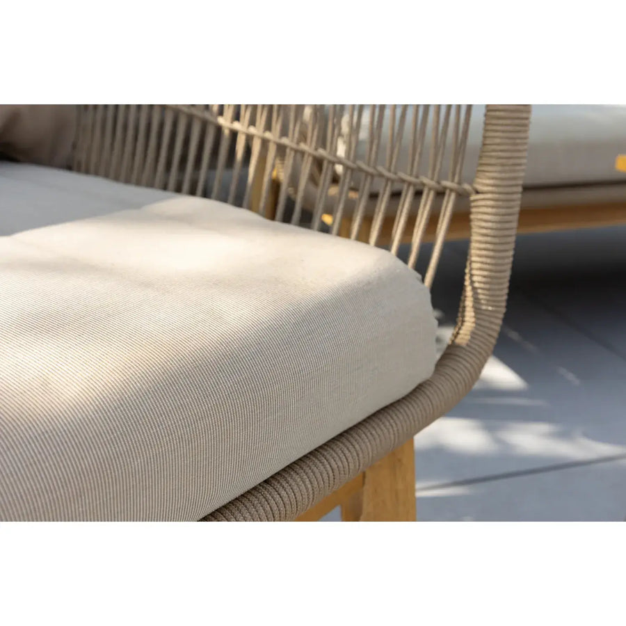 Chania Loungehavesæt med loungesofa, 2 stk. hvilestol og loungebord 17