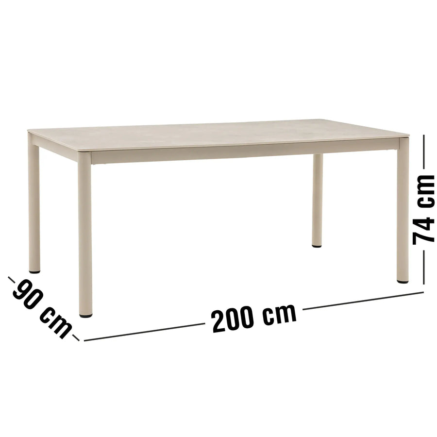 Alcudia Havebord 200 x 90 x 74 cm 8