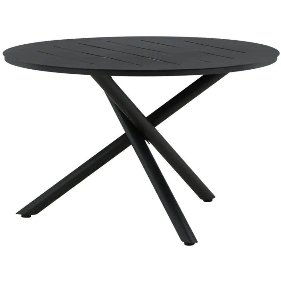 Alma Havebord sort 120 x 75 cm