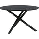 Alma Havebord sort 120 x 75 cm