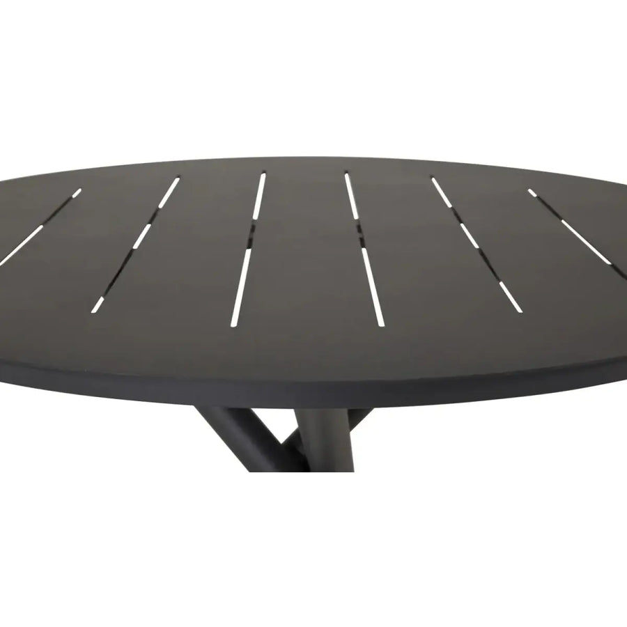Alma Havebord sort 120 x 75 cm