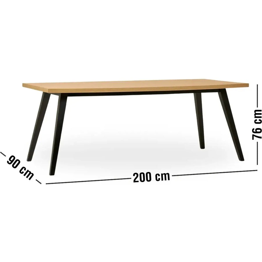 Amora Spisebord 200 x 90 x 76 cm