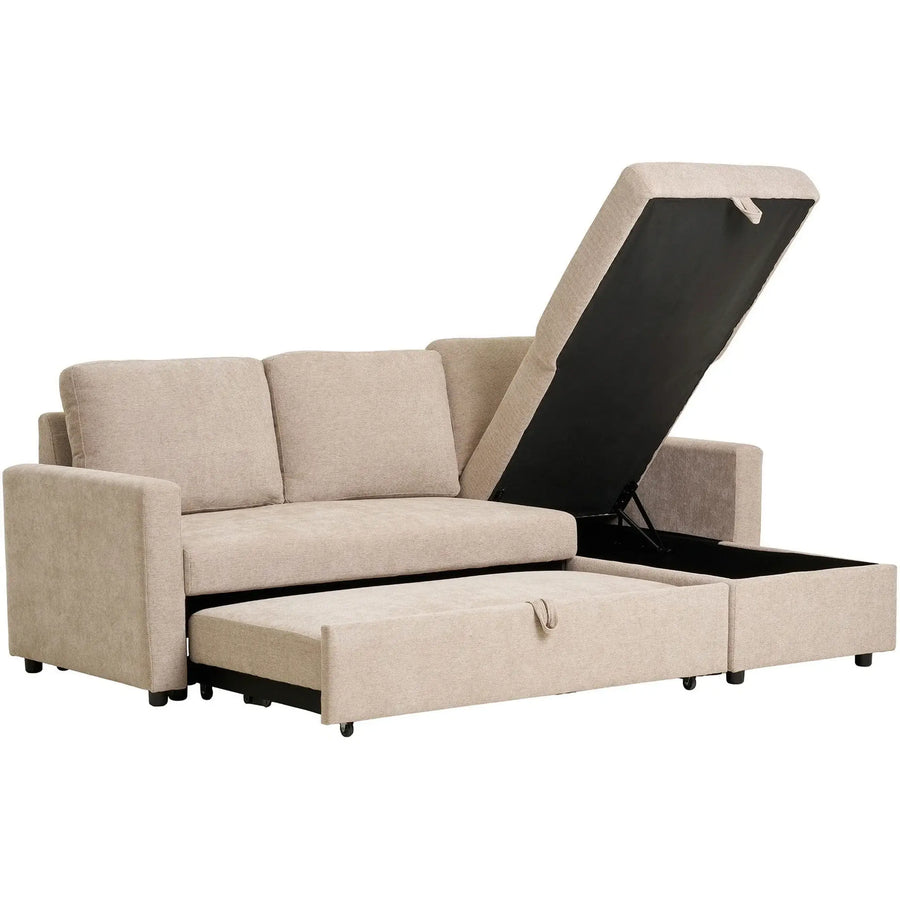 Belfast sovesofa med chaiselong 4