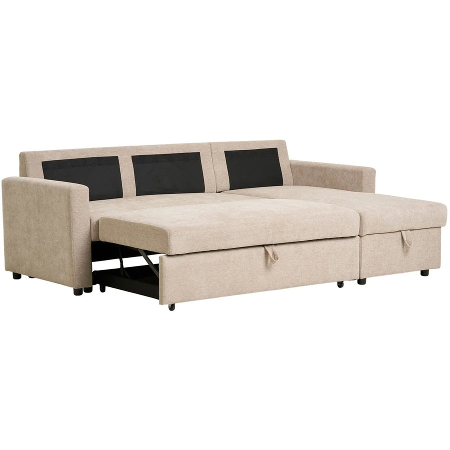 Belfast sovesofa med chaiselong 7