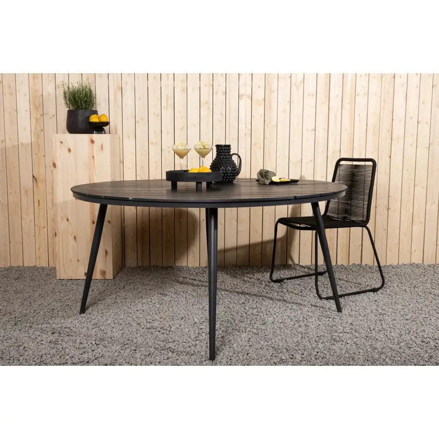 Break Havebord sort 150 x 74 cm