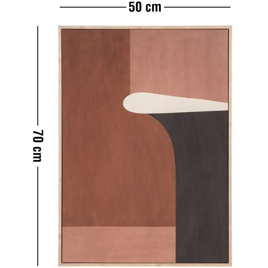 Cape Town Lærreds billede 50 x 70 x 2,5 cm 8