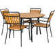 Cleveland Havebord 130 x 74 cm 5
