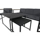 Dakar Loungehavesæt med loungesofa, 2 stk. loungehvilestol og loungebord
