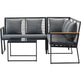 Dallas Loungehavesæt med sofa og loungebord