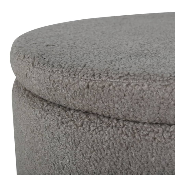 Dunken Puf 51 x 51 x 43 cm Gråbeige