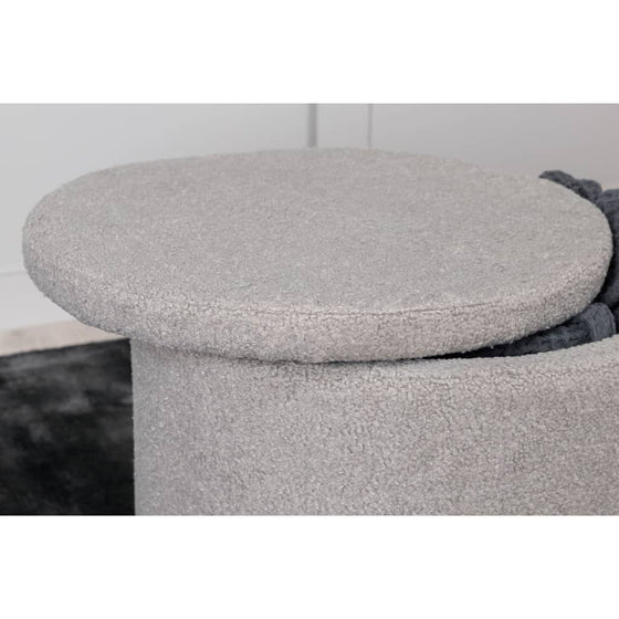 Dunken Puf 51 x 51 x 43 cm Gråbeige