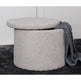 Dunken Puf 51 x 51 x 43 cm Gråbeige