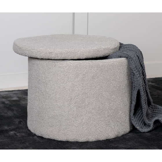 Dunken Puf 51 x 51 x 43 cm Gråbeige