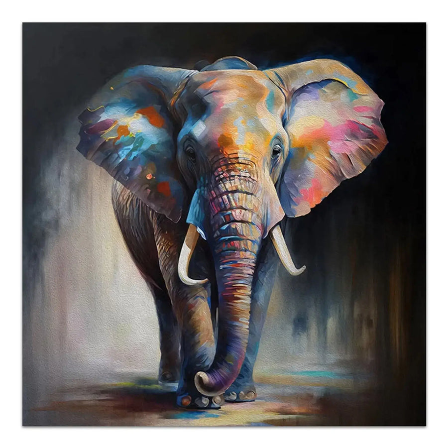 ELEPHANT DESIGN Maleri 100 x 100 x 3 cm