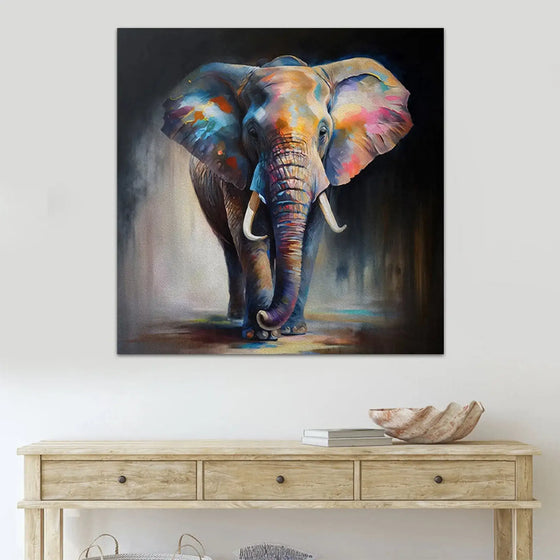 ELEPHANT DESIGN Maleri - 100 x 100 cm Kunst