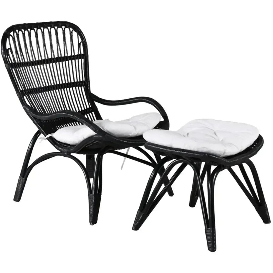 Ella Loungehvilestole og fodskammel 1