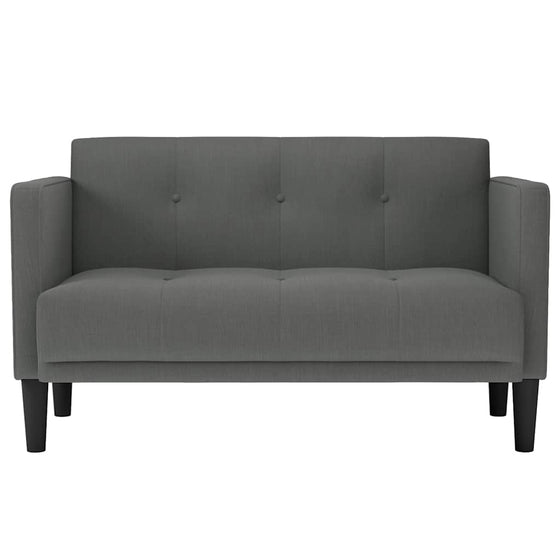 Elskovssofa 111 cm Stof Mørkegrå