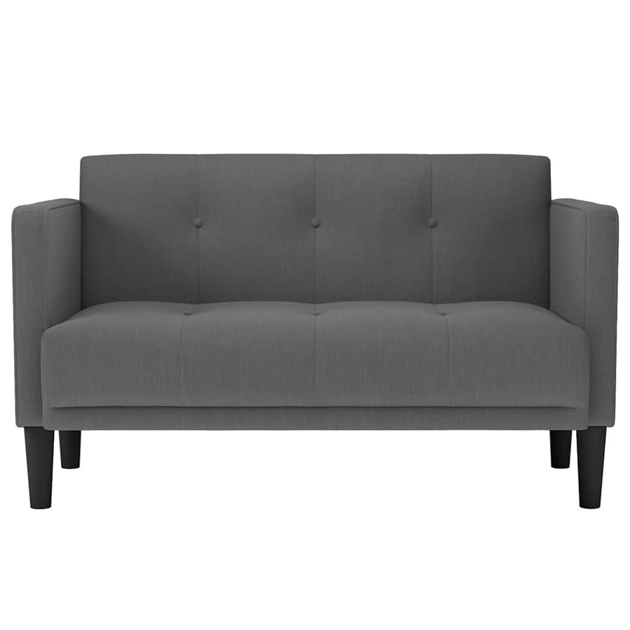 Elskovssofa 111 cm Stof Mørkegrå