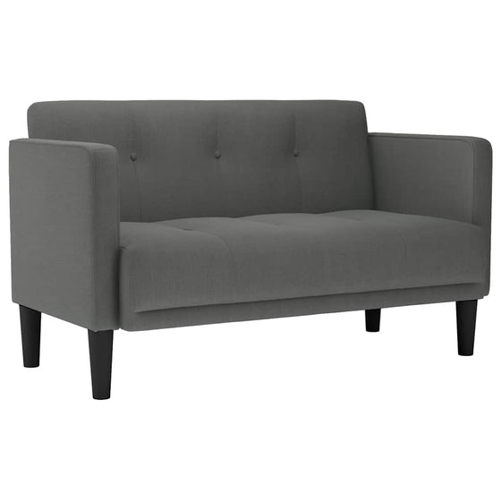 Elskovssofa 111 cm Stof Mørkegrå