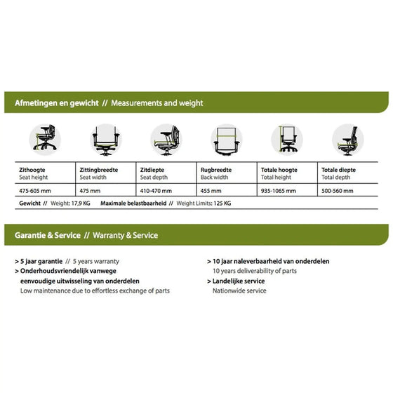 Ergonomisk Kontorstol 300 Comfort - Budgetvenlig