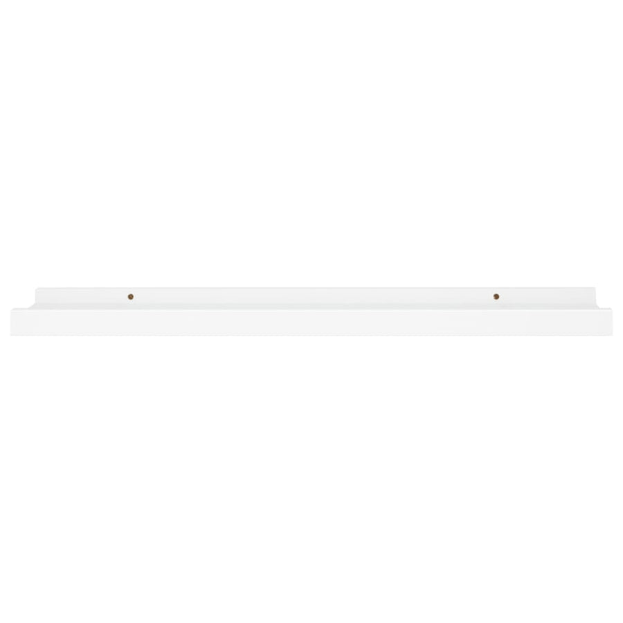 Gallerihylder 2 Stk. 60 x 9 x 3 cm MDF Hvid