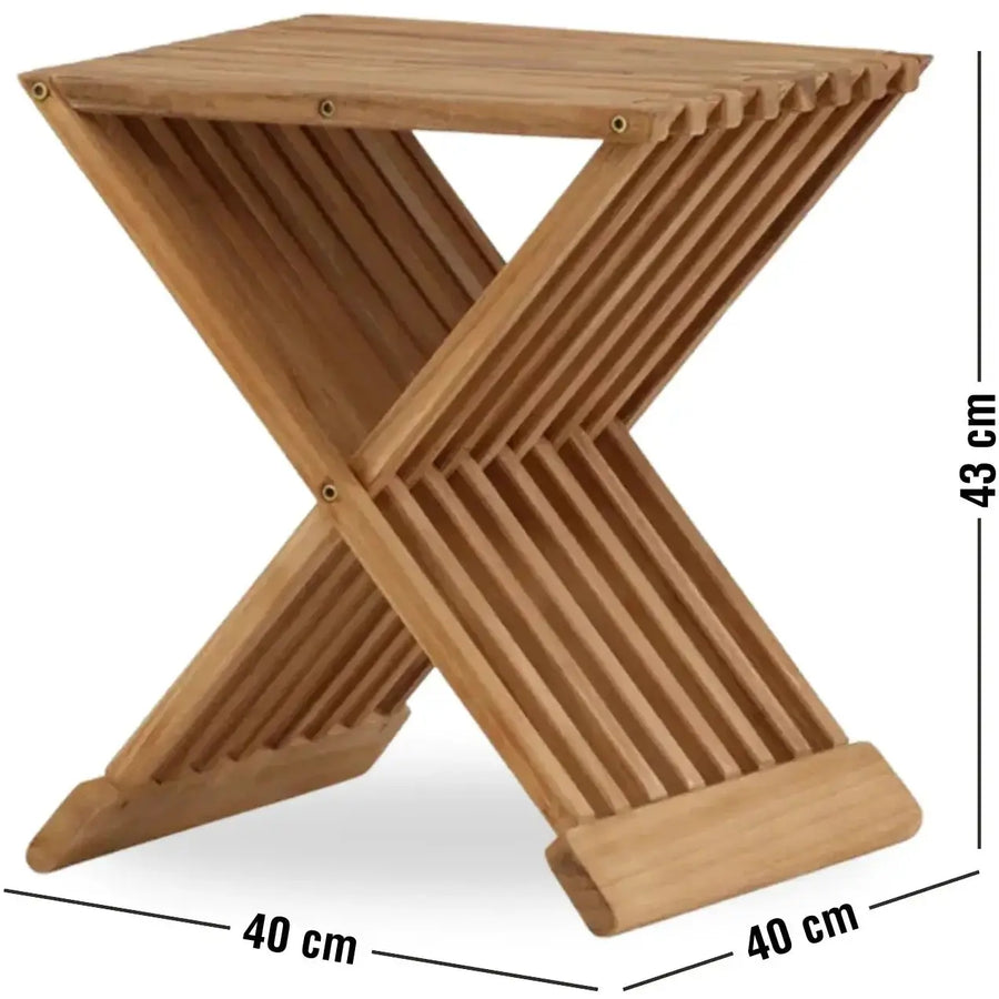 Ghana loungebord 40 x 40 x 43 cm 12