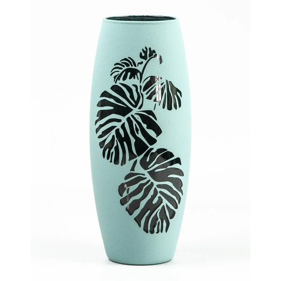 Kunstglas Vase Blå - Unik Elegance