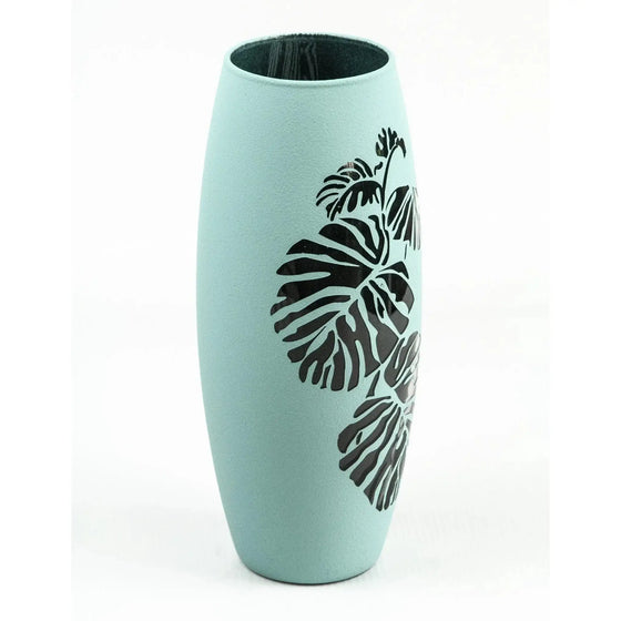 Kunstglas Vase Blå - Unik Elegance