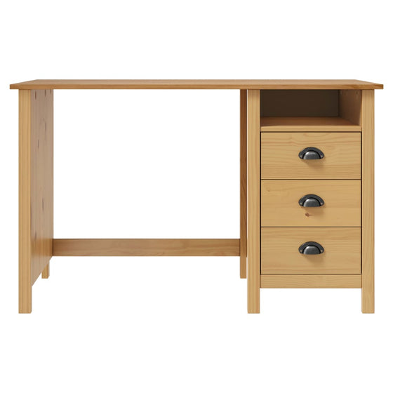 Hill Skrivebord Med 3 Skuffer 120 x 50 x 74 cm