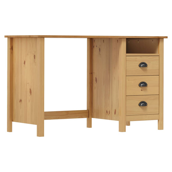 Hill Skrivebord Med 3 Skuffer 120 x 50 x 74 cm