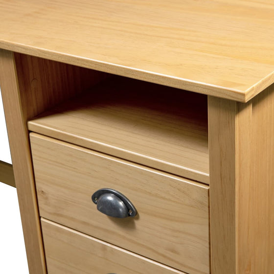 Hill Skrivebord Med 3 Skuffer 120 x 50 x 74 cm