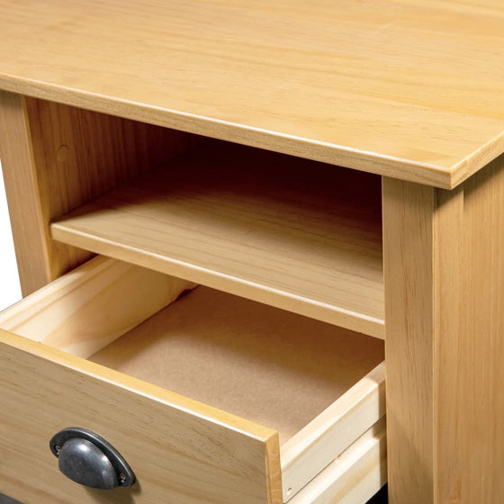 Hill Skrivebord Med 3 Skuffer 120 x 50 x 74 cm