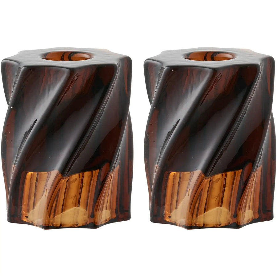 House Nordic Lysestage 7,5 x 6 cm - sæt af 2 stk. 2