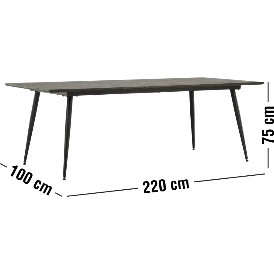 Keholmen Spisebord 220 x 100 x 75 cm 11