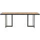 Khung Havebord natur 200 x 100 x 75 cm
