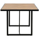 Khung Havebord natur 200 x 100 x 75 cm