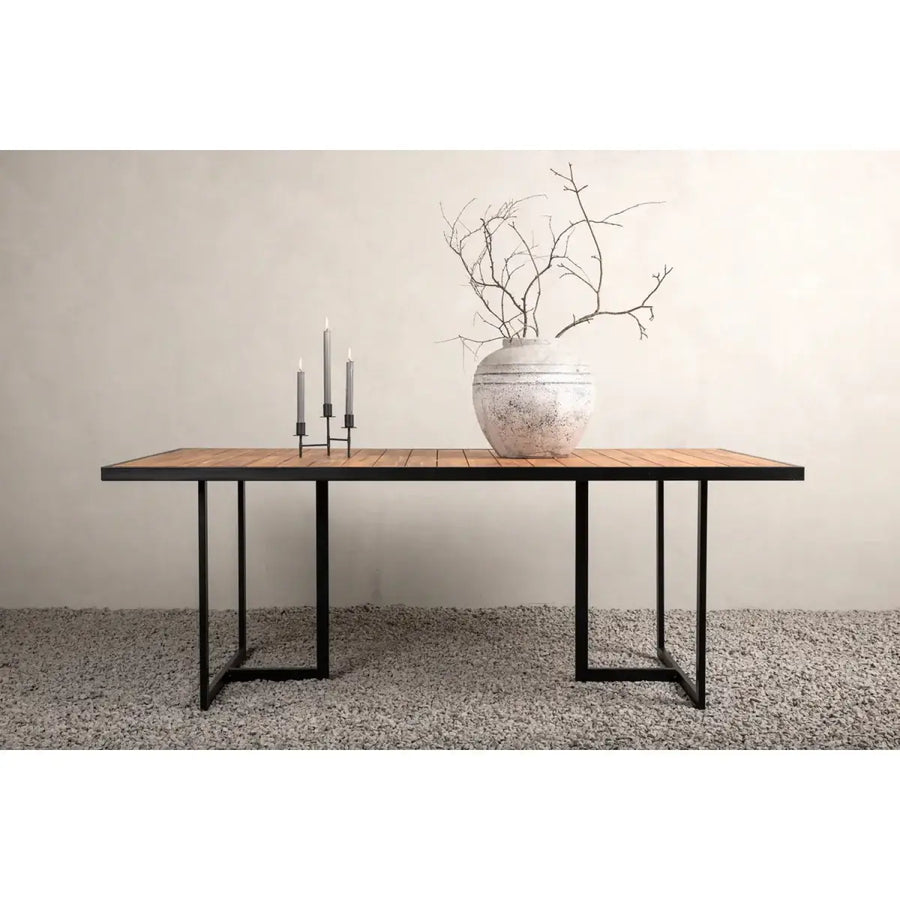 Khung Havebord natur 200 x 100 x 75 cm