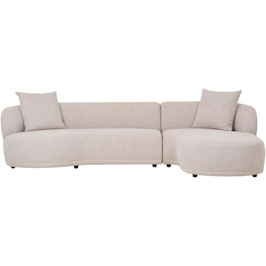 Kingston 3 pers. højrevendt sofa med chaiselong