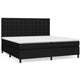 Kontinentalseng Med Madras 200 x 200 cm Sort