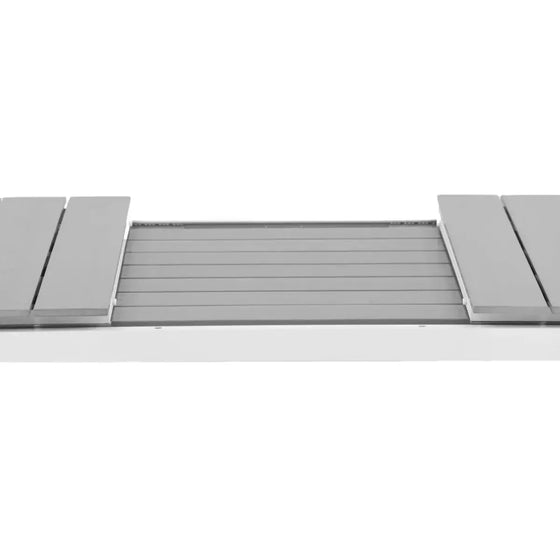 Levels Havebord grå 240 x 100 x 75 cm