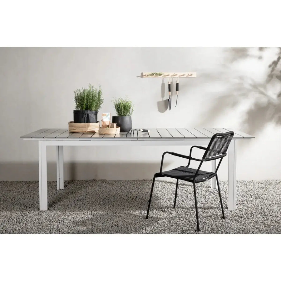 Levels Havebord hvid 310 x 100 x 75 cm